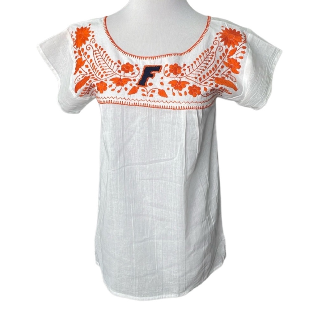 Kickoff Co. + Siempre Viva Embroidered University of Florida Gators Tunic Top